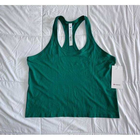 New Lululemon Swiftly Tech Racerback Tank 2.0 Race Size 14 Raceway Green NWT - Picture 1 of 10